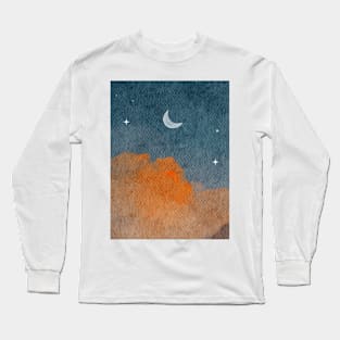 Crescent drawing Long Sleeve T-Shirt